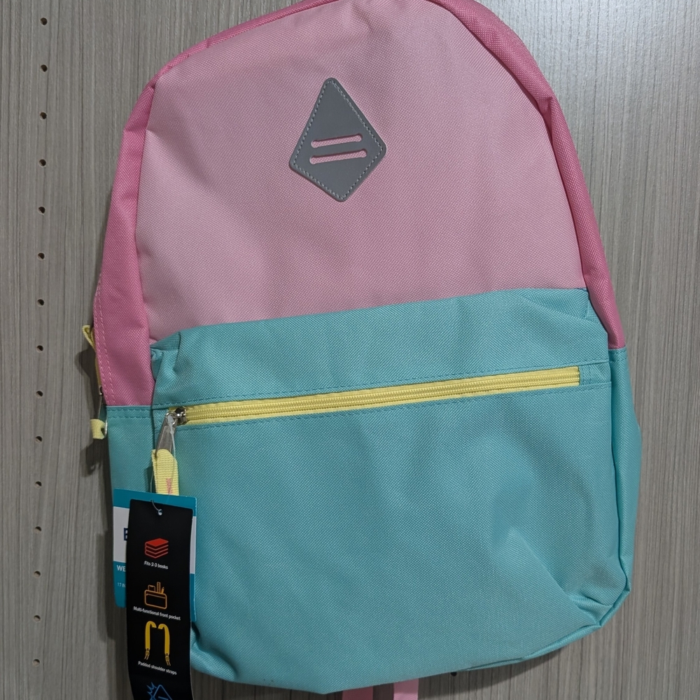 Pink and Blue Kids Backpack